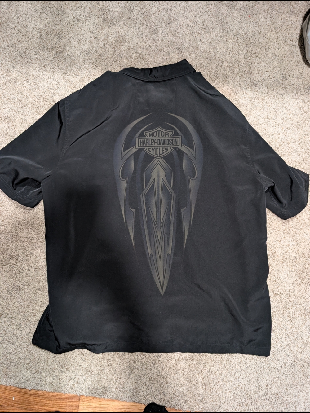 Harley-Davidson Men’s Black Short-Sleeve Logo Shirt